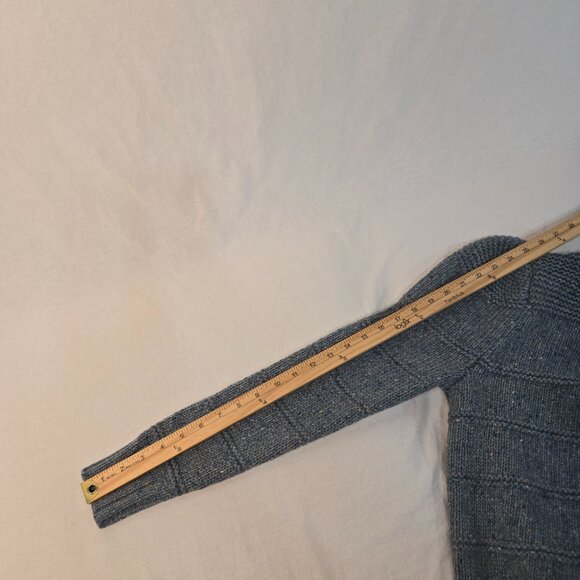 Rebecca Taylor LA VIE Teal Thick Soft Comfy Merino Wool Sweater Size M LIKE NEW! - Picture 16 of 16